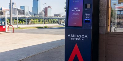 America Bitcoin ATM kiosk in Little Rock, Arkansas